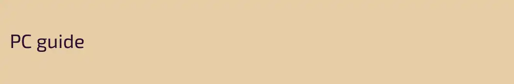 PC guide